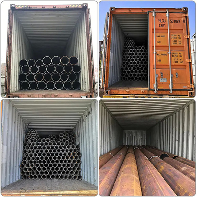 Tabung Boiler Tekanan Bulat yang Bisa Disesuaikan Untuk Aplikasi Industri / Kimia