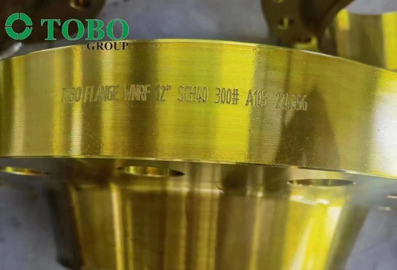 TOBO GOLD COLOR FLANGE A105 WN RF/ BL RF FLANGE COATING SEPERTI YANG ANDA CUSTOM