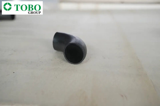 TOBO Ukuran Khusus A234 WP5 Fitting Pipa Baja Paduan / Siku Las 90 Derajat
