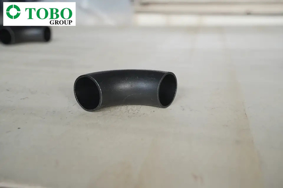 TOBO Ukuran Khusus A234 WP5 Fitting Pipa Baja Paduan / Siku Las 90 Derajat
