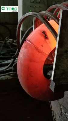 Baja Karbon Siku Mulus Kustom Paduan Tekuk Pipa Fitting Baja tahan karat