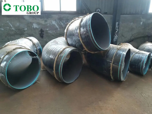 Baja Karbon Siku Mulus Kustom Paduan Tekuk Pipa Fitting Baja tahan karat