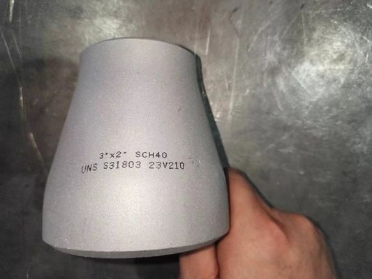 ASME B16.9 Reducer Eksentrik Baja Tahan Karat Tempa Fitting Pipa Industri