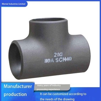 Butt Welding Fitting Hastelloy C276 Reducing Tee S32750 5 X 4 ASME B16.9