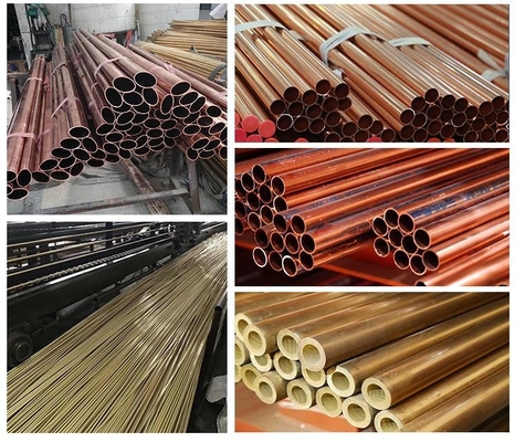Pipa Nikel Tembaga yang Dipoli untuk Kemasan Kayu Diameter Dalam yang Disesuaikan