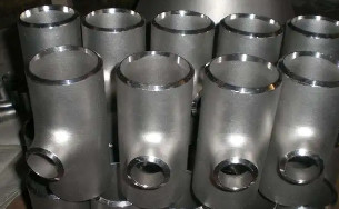 Fittings Pengelasan Butt Hastelloy C276 Mengurangi Tee S32750 3X4 ASME B16.9