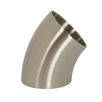 Metal Nikel Alloy Inconel 600 45 derajat Gutt Pengelasan siku ASME B16.9 1 sampai 24 Inch Perak