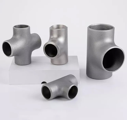 Bw Tee Sch 40s Dimensi ASME B16.9 ASTM A312-Gr-Tp-316L SS Sama Tee