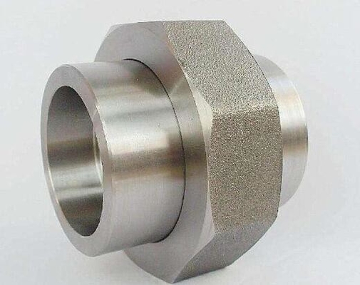 Fittings pipa tempa bergaris Union stainless steel laki-laki, perempuan Octagonal Union SS304