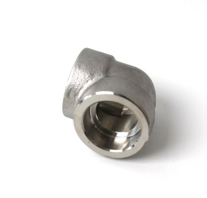 Fitting Pipa Baja Paduan 90° Socket Welding Elbow A182F12 3" SCH60 LR Untuk Koneksi