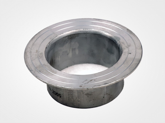 SS304 316 flanges stainless steel pendek butt weld pipa fitting seamless stub ujung sch10 flange