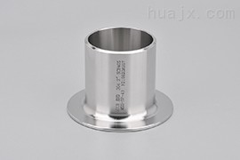 SS304 316 flanges stainless steel pendek butt weld pipa fitting seamless stub ujung sch10 flange