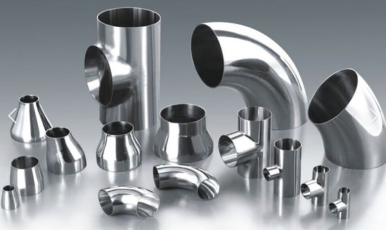 METAL Paduan Nikel Berkualitas Tinggi Inconel 600 45 Degree Elbow Butt Welding Fittings ASME B16.9 Ukuran yang Disesuaikan