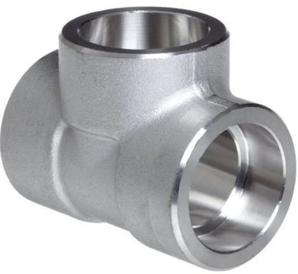ASME B16.9 Threaded Tee Variable Size Range dari NPS1/2"-60" Fast Delivery Low MOQ Material yang dapat disesuaikan misalnya Karbon Steel Stainless Steel