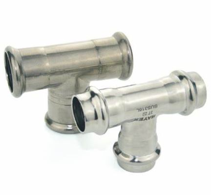 ASTM A234 WPB Baja Karbon BW Tee 16 "XXS ASME B16.9 Fitting Industri