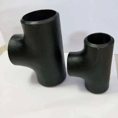 ASME B16.9 Butt Welding Equal Tee Bahan yang dapat disesuaikan misalnya Baja Karbon Baja tahan karat NPS1/2"-60" Pengiriman cepat MOQ rendah