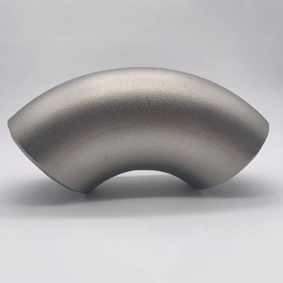 Baja paduan bertekanan tinggi 45° LR Siku 1/2" SCH40 Fittings pipa tanpa jahitan