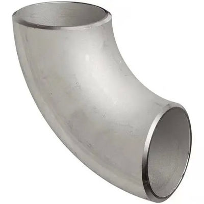 Fittings pipa baja paduan nikel 90 LR siku 6 "STD paduan 625 Butt Pengelasan Fitting