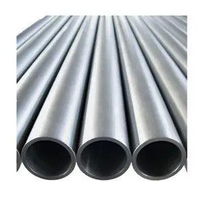 ERW welding line Type Nickel Alloy Pipe dalam panjang yang disesuaikan untuk aplikasi suhu