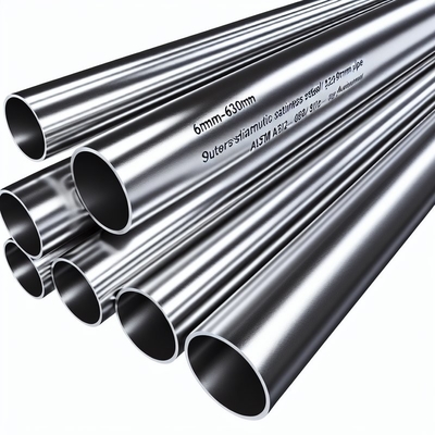 Pipa baja tahan karat austenit dengan diameter luar 6mm-630mm dengan standar ASTM A312 dan perawatan pengelasan
