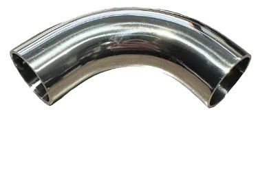 Fittings pipa stainless steel 90 derajat LR BW Elbow OD 2" SCH10S A403 3D