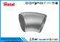 S31803 / S32205 Super Duplex Stainless Steel Pipa Fitting 304 Stainless Steel Peredam Mulus