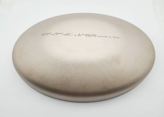 Fittings pipa baja tembaga nikel paduan dipalsukan Cap 8 "ukuran 16 bar tekanan