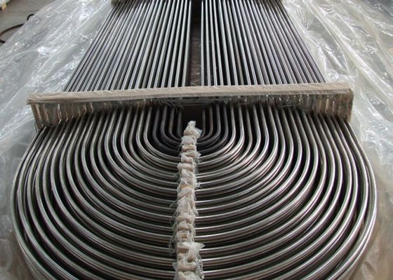 Alloy stainless steel U Fin Tube dengan Teknik Gulung Panas Desain Permukaan yang diperpanjang