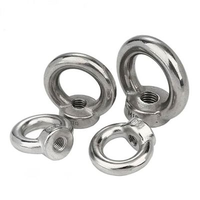 SS304 SS316 Marine Bow Lug Kacang Mata Hex Weld M6 Ring Nut