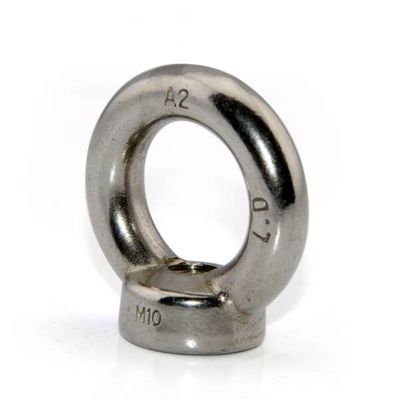 SS304 SS316 Marine Bow Lug Kacang Mata Hex Weld M6 Ring Nut