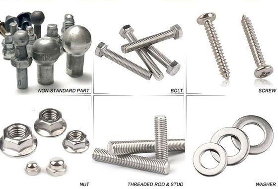 ASTM A453 Mechanical 7/8 &quot;Din975 Threaded Stud Bolt Screw Thread Hitam-Tebal galvanis