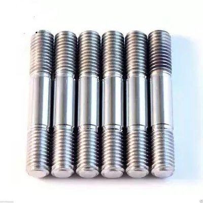 ASTM A453 Mechanical 7/8 &quot;Din975 Threaded Stud Bolt Screw Thread Hitam-Tebal galvanis