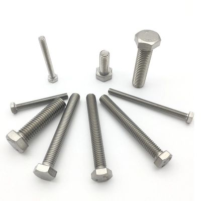 Harga pabrik stainless steel 304316316L DIN 931 DIN 933 hex baut dan mur / Hex Bolt