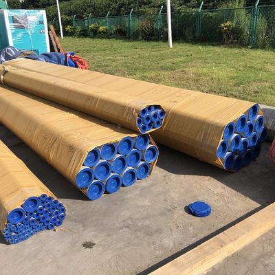 Sistem baja tanpa jahitan las dan dipoles standar ASTM untuk konstruksi pipa