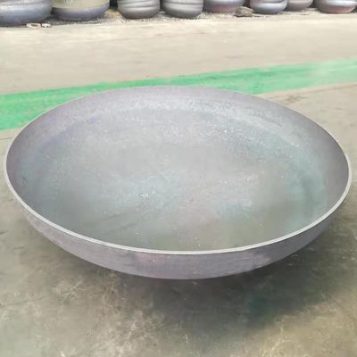Dia 12.7mm Alloy Steel Pipe Fittings Tangki Baja Seamless Dished Berakhir
