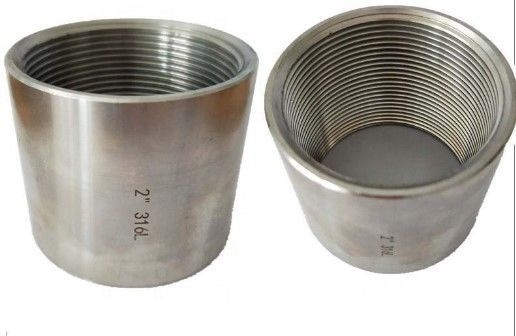 stainless steel NPT / DIN / BS benang puting pipa benang betina penuh / setengah kopling