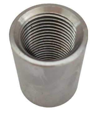 sch40 BSPT / BSPP / NPT konektor pipa kedua ujung benang stainless steel 304/316 barel nipple