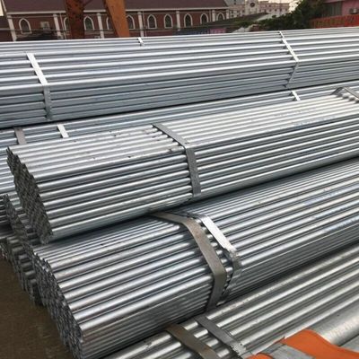 Zinc Hot Dip Galvaniz Galvanized Tube ASTM A53 EN10219 EN10240 BS1139 JIS G3444 Standar untuk Struktural