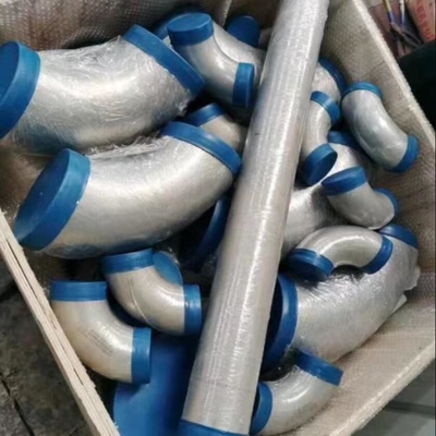 14 "SCH120 ASTM A860 WPHY60 45DEG Fitting Pipa Baja Paduan Rendah Siku