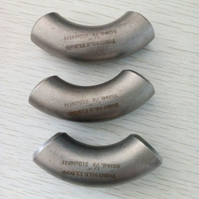 Elbow 10 "STD 90 Derajat ASTM A420 WPL3 Pipa Baja Paduan Rendah Dan Perlengkapannya