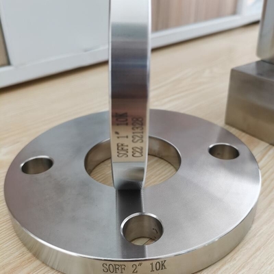 ASTM B564 UNS N06022 Paduan C22 2 "150 # Wajah Datar Jadi Wajah Datar Pipa Flensa Slip Pada Flange JIS