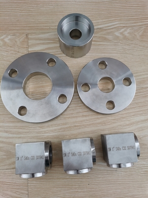 ASTM B564 UNS N06022 Paduan C22 2 "150 # Wajah Datar Jadi Wajah Datar Pipa Flensa Slip Pada Flange JIS