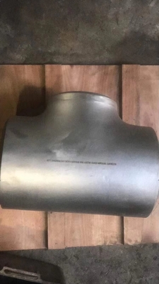 Monel 400 ASTM/UNSP N04400 Pagar Tee OD 5" WT 4mm Top Leved