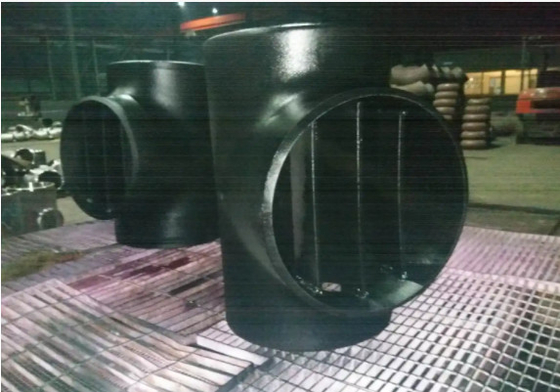 Paduan 600 ASTM/UNSP N06600 Barred Tee OD 10 &quot;WT 3mm Lingkungan