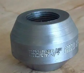 ANSI/ASME Baja tahan karat Baja Karbon Threadolet Ukuran yang dapat disesuaikan & Bahan Kelas Industri