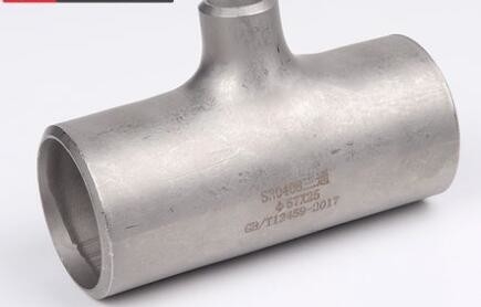 Pipa Baja Paduan Mulus SS316l 304 Pipa Stainless Steel Fitting ASME B16.11 Butt Welding Forged Pipe Reducing Tee