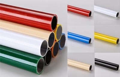 Multi Warna ESD Black Lean Pipe PE Dilapisi Pipa Ketebalan 0.8MM / 1.0MM / 1.2MM
