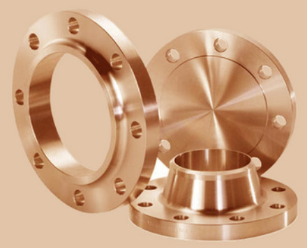 Flange Baja Nikel Tembaga C71500 SCH80 Flange Leher Las 12 