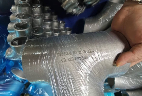 Nikel Alloy Butt Welding Fittings BW Tee 3/4 