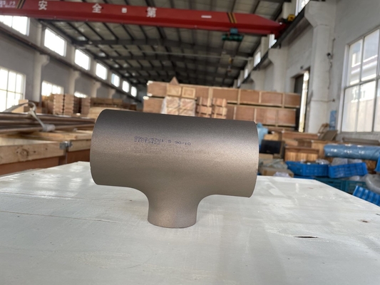 Nikel Alloy Pipe Fitting Nickel Alloy Equal Tee N08825 SCH40 ASME B16.9